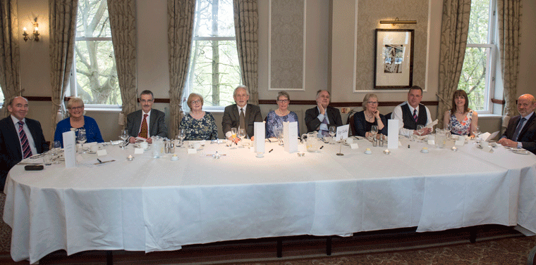 Top Table at Aberdeen Bach Choir 60th Anniversary Dinner