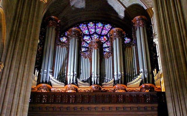 The Great Organ in Notre-Dame de Paris, Wikimedia Commons